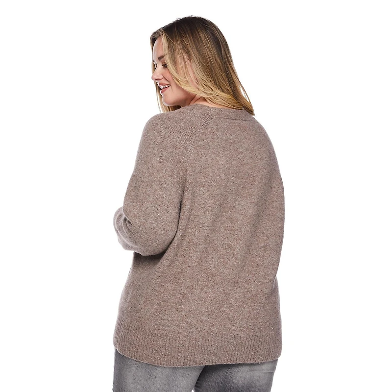 Cardigan à manches longues George Plus pour femmes Tailles 1X-4X