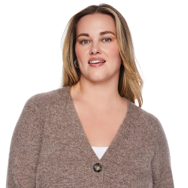 Cardigan à manches longues George Plus pour femmes