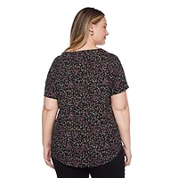 T-shirt à encolure dégagée George Plus pour femmes Tailles 1X-4X