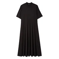 George Women's Plus Short Sleeve Rib Maxi Dress