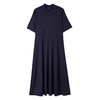 Robe longue à manches courtes et en tricot côtelé George Plus pour femmes Tailles 1X-4X