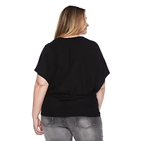 Haut à manches chauve-souris George Plus pour femmes Tailles 1X-4X