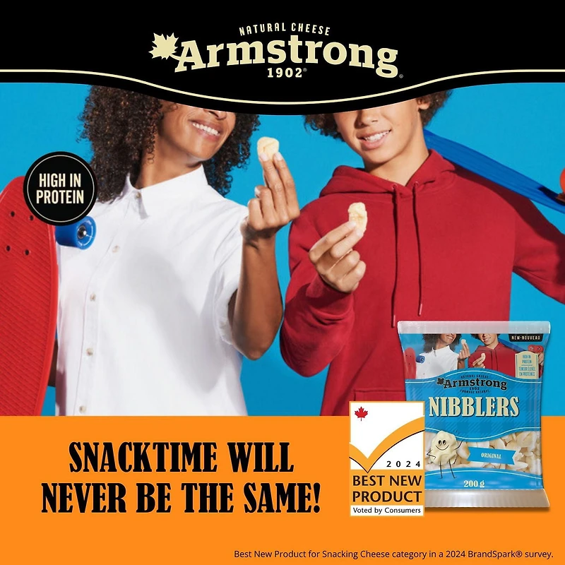 Armstrong Nibblers Original Natural Cheese Snacks, 200g