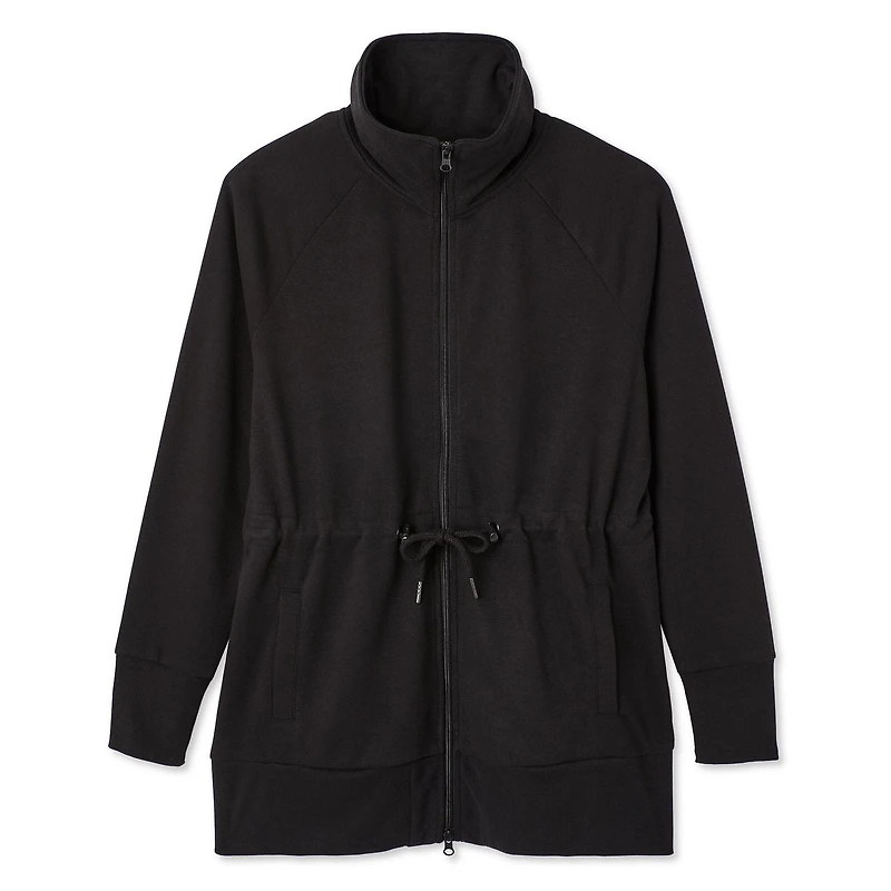 Manteau athléchic à coupe allongée Iyla pour femmes Tailles P-TTG