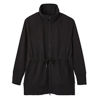 Manteau athléchic à coupe allongée Iyla pour femmes Tailles P-TTG