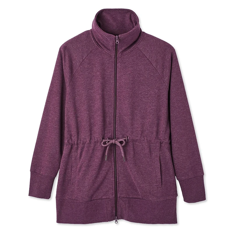 Manteau athléchic à coupe allongée Iyla pour femmes Tailles P-TTG