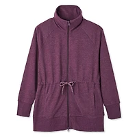 Manteau athléchic à coupe allongée Iyla pour femmes Tailles P-TTG