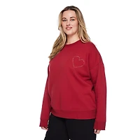 George Women's Plus Crew Neckline Popover, Sizes 1X-4X