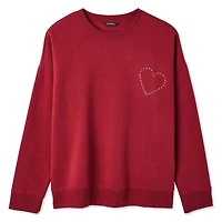 George Women's Plus Crew Neckline Popover, Sizes 1X-4X