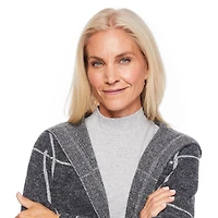 Manteau-cardigan à capuchon Iyla pour femmes