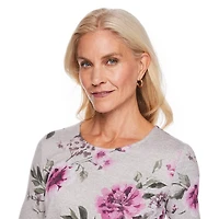 Iyla Women's 3/4 Sleeve Hacci Top