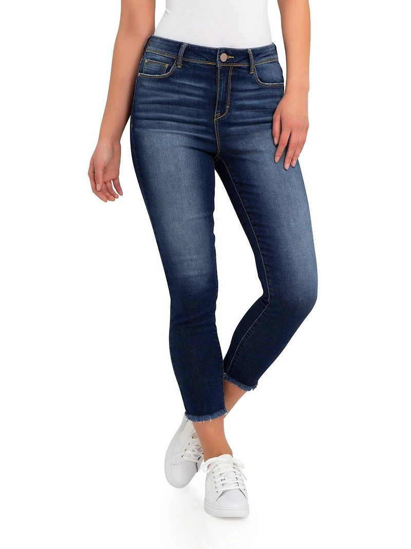 Jordache Women's High Rise Cropped Skinny
