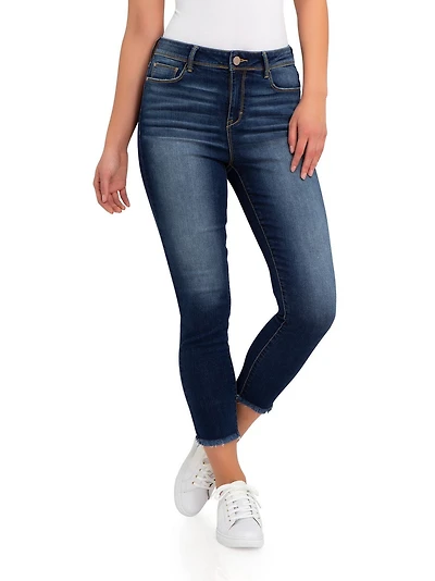Jordache Women's High Rise Cropped Skinny