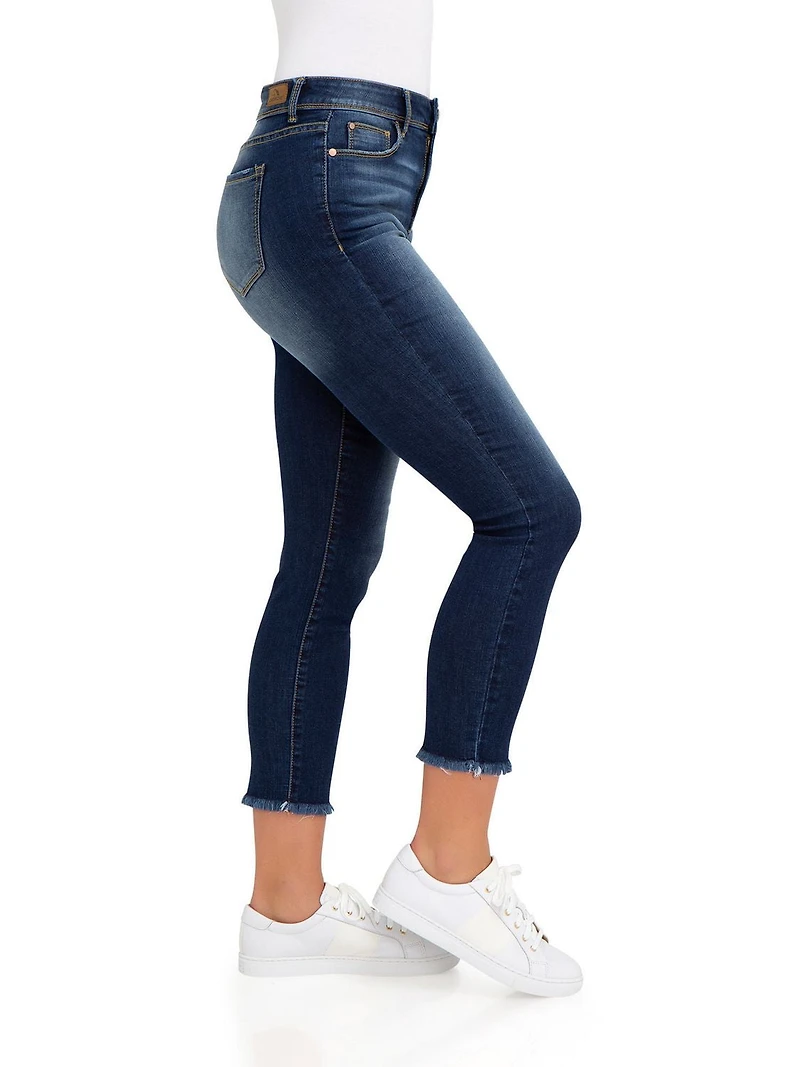 Jordache Women's High Rise Cropped Skinny