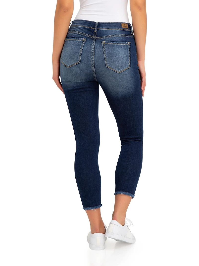 Jordache Women's High Rise Cropped Skinny