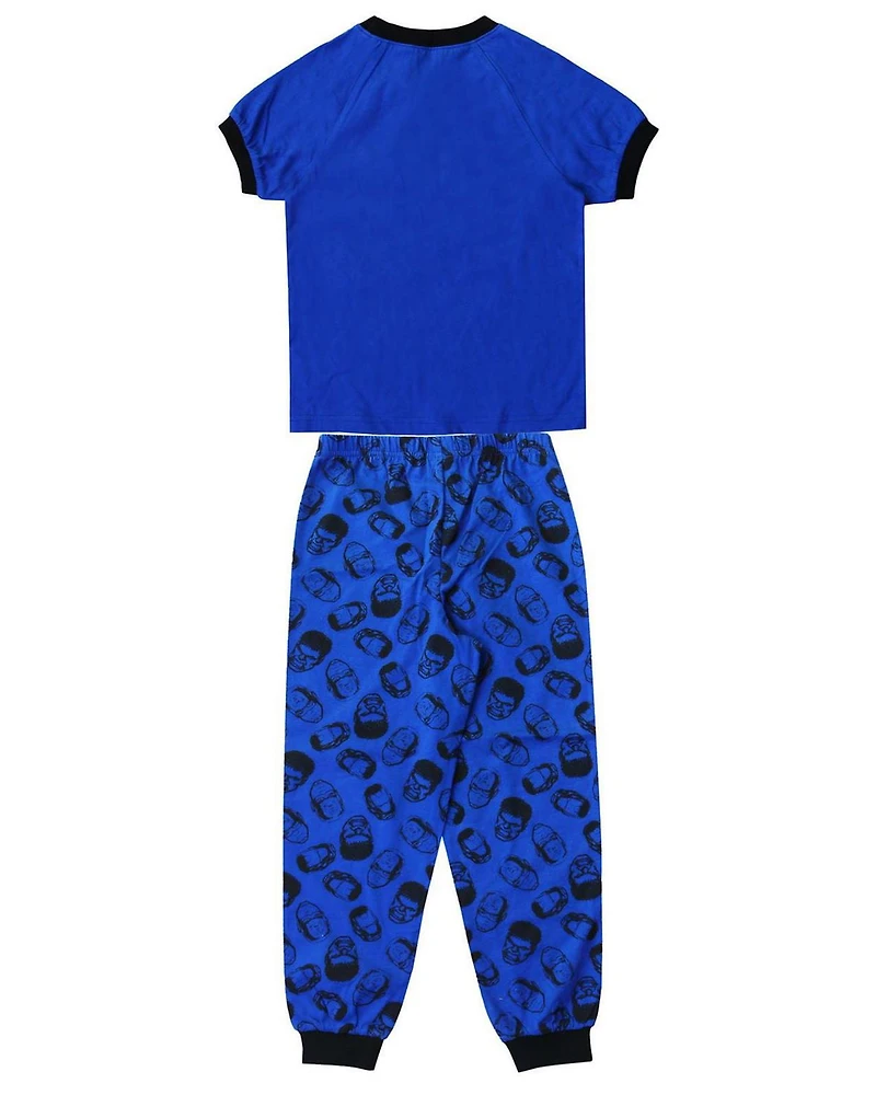 Avengers two piece pyjama set for boys