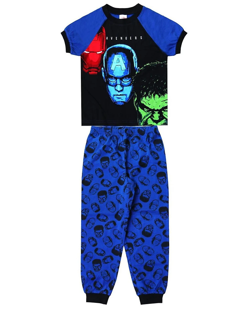Avengers two piece pyjama set for boys