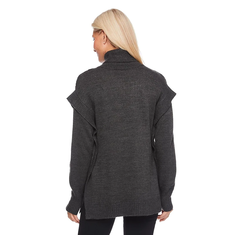 Chandail en maille torsadée Iyla pour femmes Tailles P-TTG