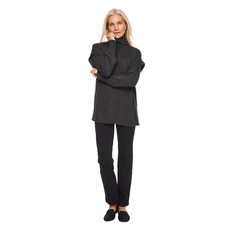 Chandail en maille torsadée Iyla pour femmes Tailles P-TTG
