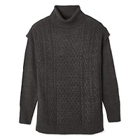 Chandail en maille torsadée Iyla pour femmes Tailles P-TTG