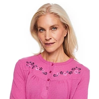 Iyla Women's Henley Nightgown