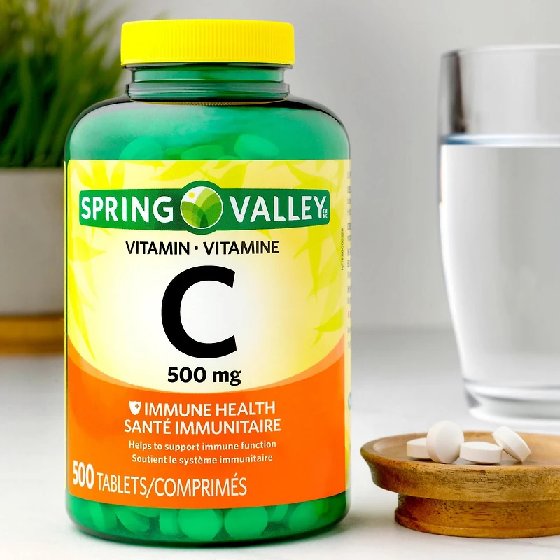 Spring Valley Vitamin C 500 mg, 500 Tablets