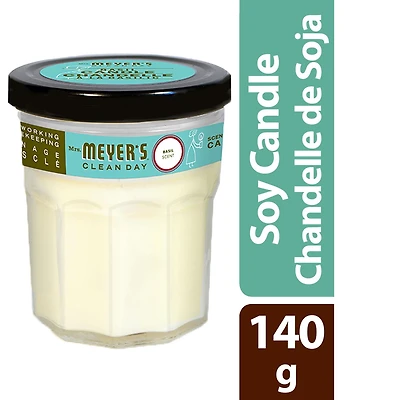 Mrs. Meyer's Clean Day Bougie de soja parfumée, Basilic