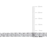 Miabella 3-1/2 Carat T.G.W. Cubic Zirconia Sterling Silver Semi-Tennis Bracelet