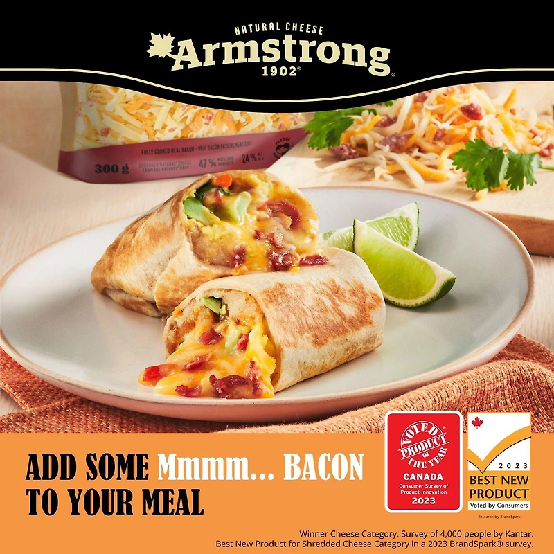 Armstrong Mmmm… Bacon Natural Shredded Cheese