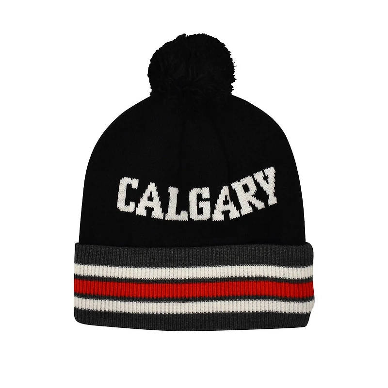 Men's NHL Calgary Flames Block Stroke Toque