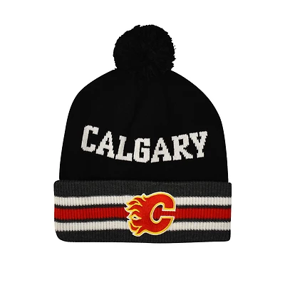 Men's NHL Calgary Flames Block Stroke Toque