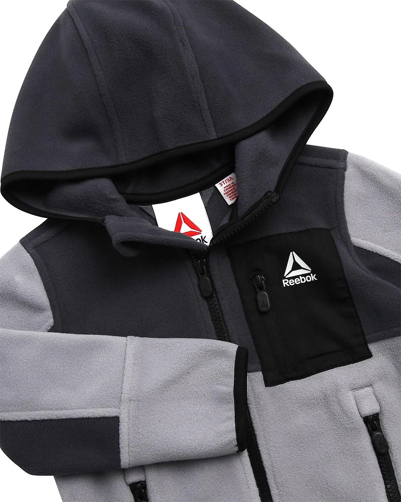 Veste légère en molleton Reebok avec poche poitrine zippée Veste légère en polar Reebok