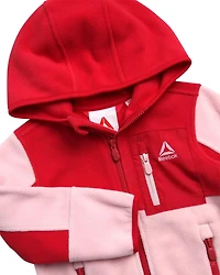 Veste légère en molleton Reebok avec poche poitrine zippée polar