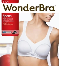 WonderBra  High Impact WireFree Sports Bra, Sizes B34-D38