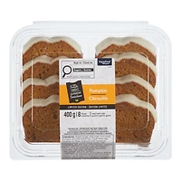 Your Fresh Market Pumpkin Iced Loaf Cake, 8 slices, 400 g total