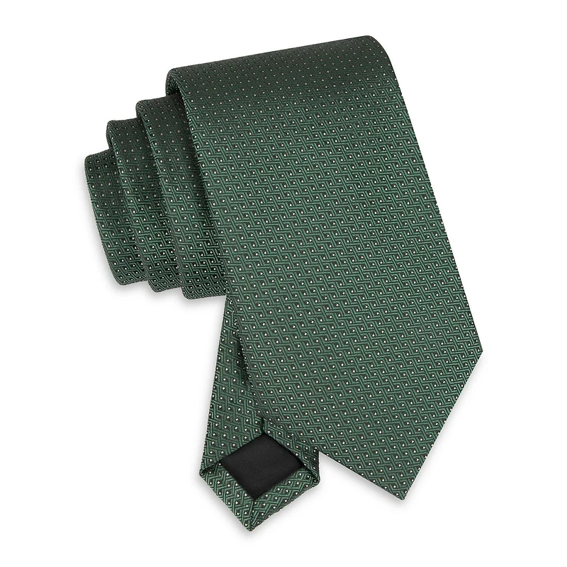 Cravate tissée à petit motif classique pour homme, Tailored Flex par Haggar
