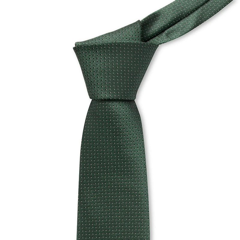 Cravate tissée à petit motif classique pour homme, Tailored Flex par Haggar