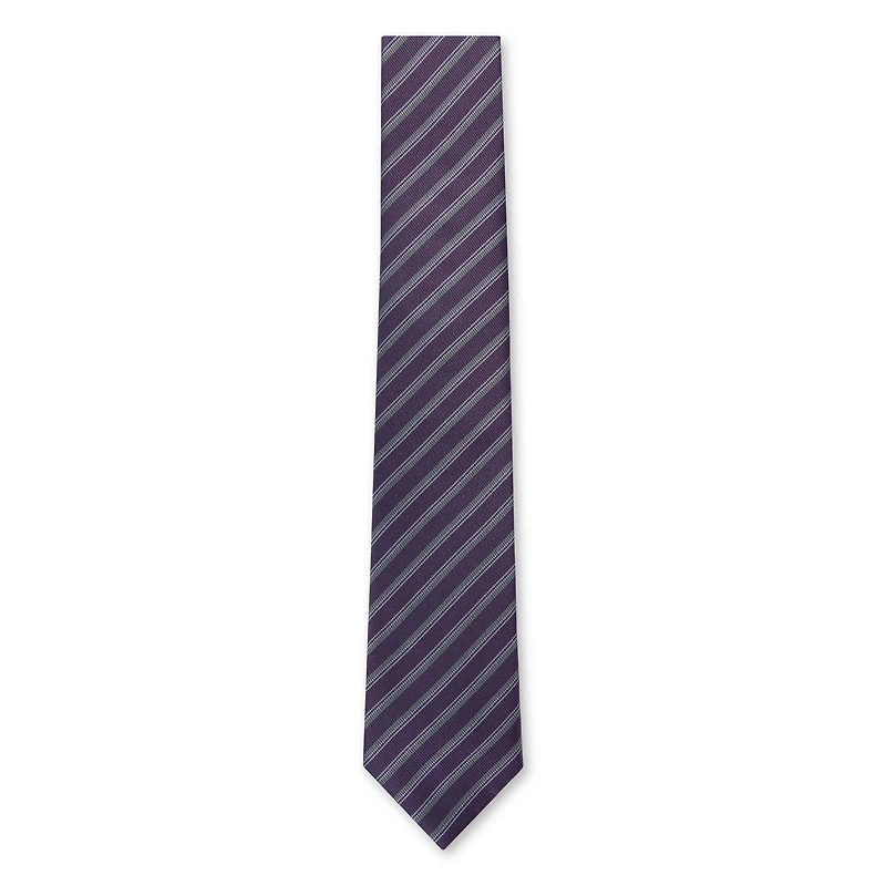 Tailored Flex by Haggar Men's Classic Stripe Woven Necktie