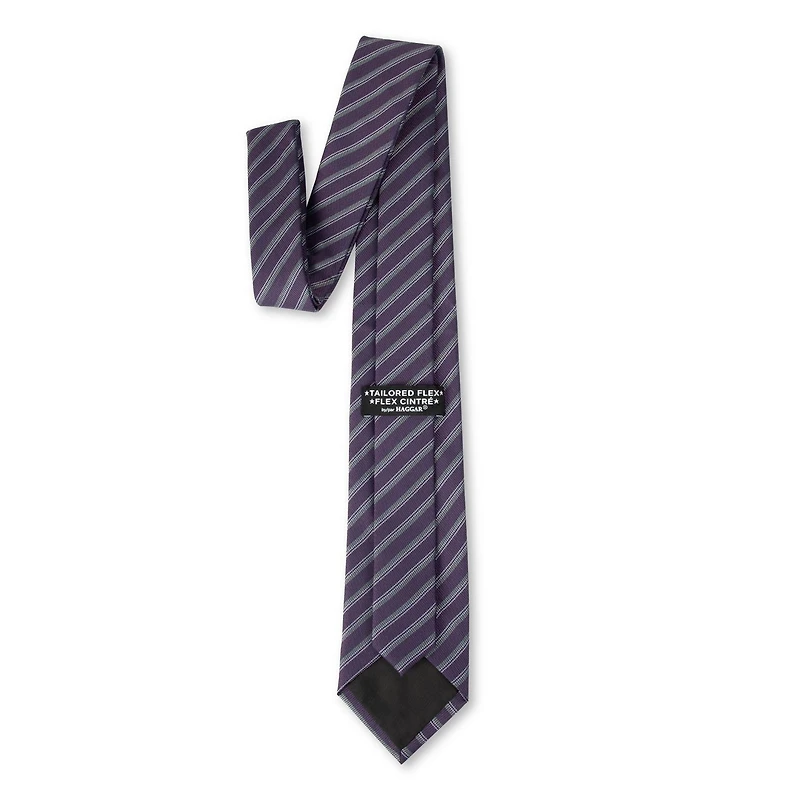 Tailored Flex by Haggar Men's Classic Stripe Woven Necktie