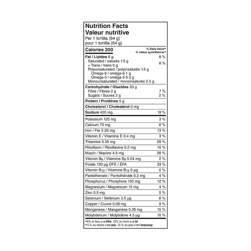 Wonder Tortillas Nature 10" 640g