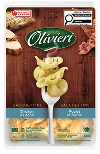 Sacchettini Olivieri à poulet et bacon 1x 600g