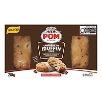 Muffin aux pépites de chocolat POMᴹᴰ Emb. de 6