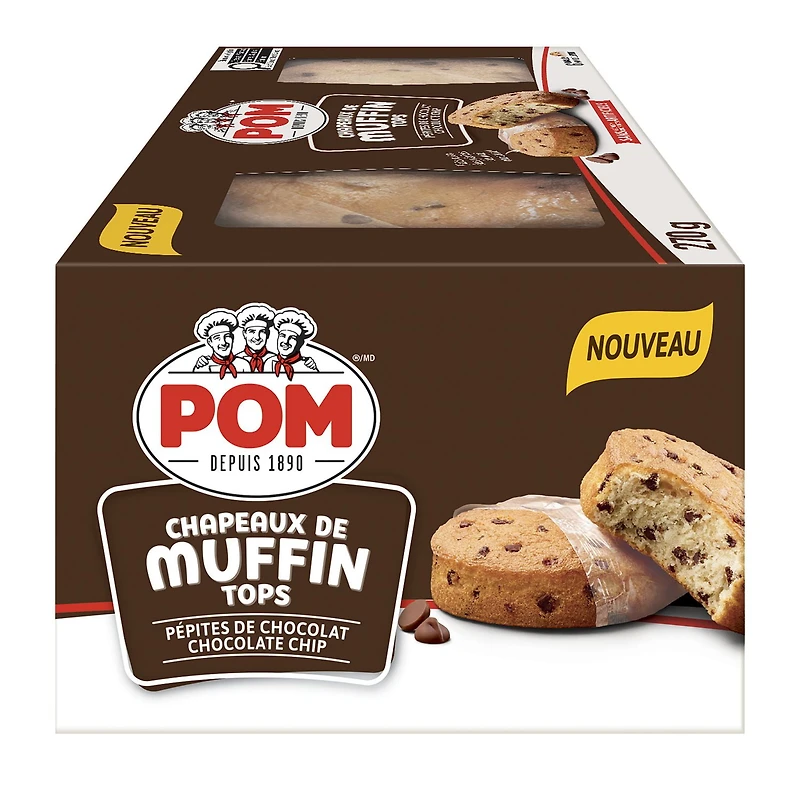 Muffin aux pépites de chocolat POMᴹᴰ Emb. de 6