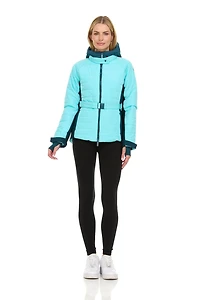 Veste de ski ceinturée Swiss Alps pour femmes