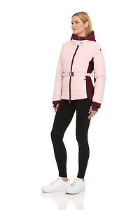 Veste de ski ceinturée Swiss Alps pour femmes