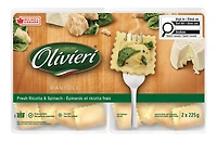 Ravioli aux épinards et ricotta Olivieri Pâtes fraîches, 2 x 225 g