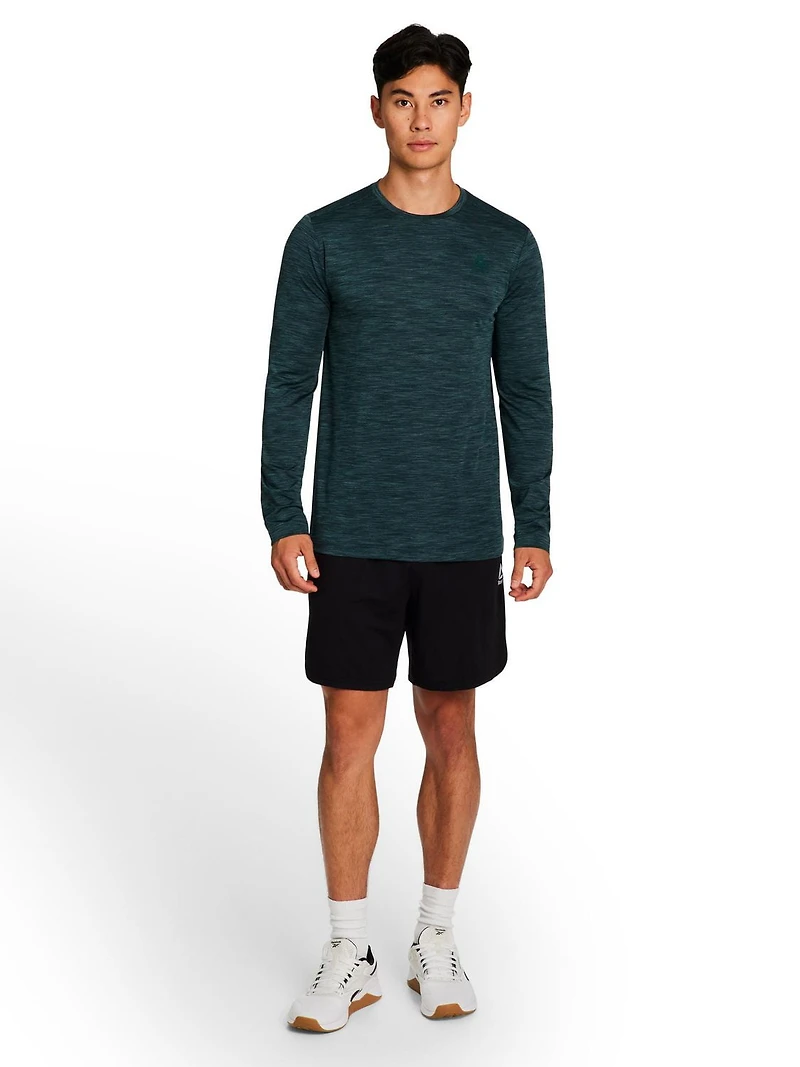 Reebok Chemise à manches longues Stride Performance pour hommes