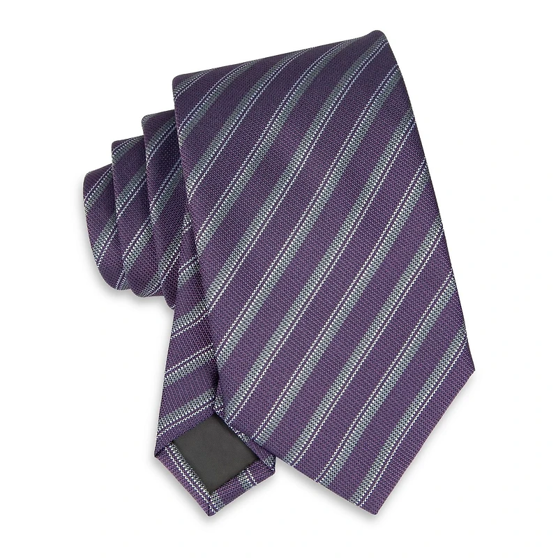 Tailored Flex by Haggar Men's Classic Stripe Woven Necktie
