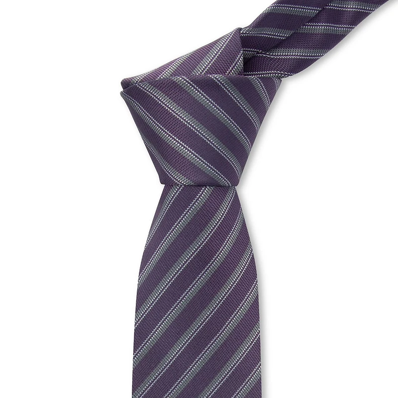 Tailored Flex by Haggar Men's Classic Stripe Woven Necktie