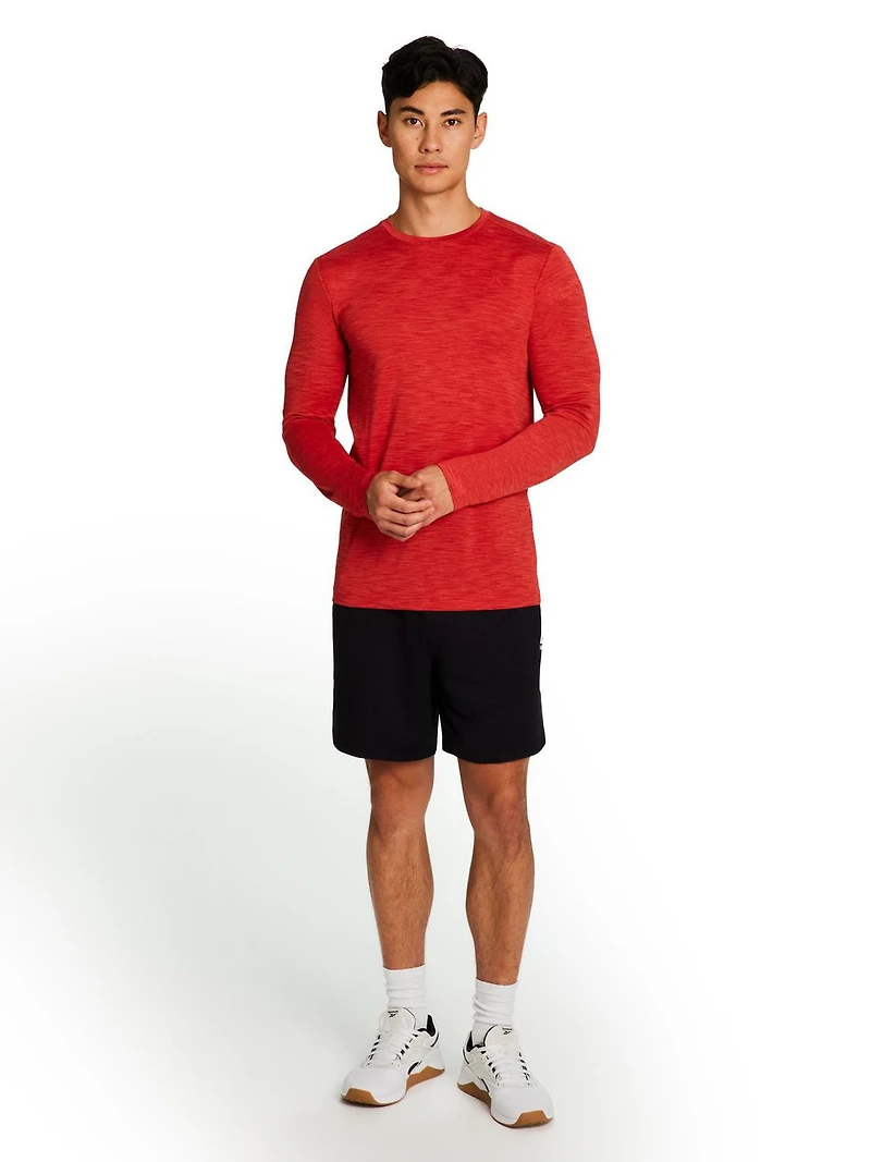 Reebok Men's Stride Performance Long Sleeve Shirt